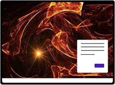 Abstract Orange theme for Windows 11