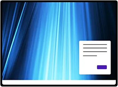 AbstractBlue theme for Windows 11