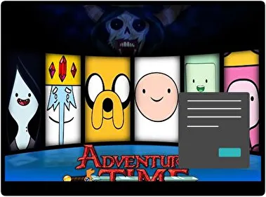 Adventure Time Dark theme for Windows 11