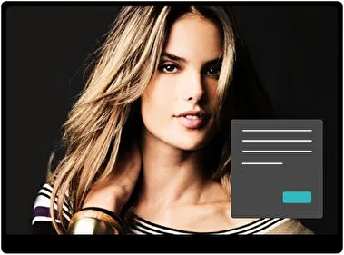 Alessandra Ambrosio Dark theme for Windows 11