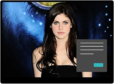 Alexandra Daddario Dark theme for Windows 11