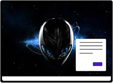 Alienware theme for Windows 11