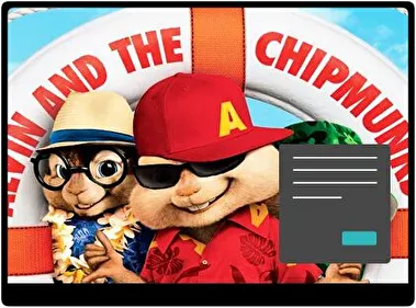 Alvin and The Chipmunks Dark theme for Windows 11