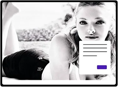 Amanda Seyfried theme for Windows 11