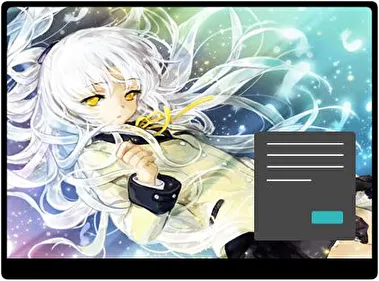 Angel Beats Dark theme for Windows 11