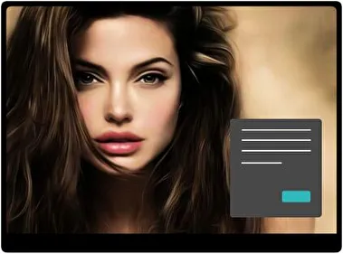 Angelina Jolie Dark theme for Windows 11