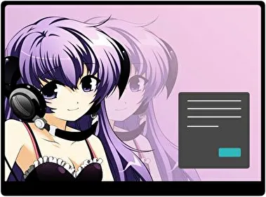 Anime Music Dark theme for Windows 11