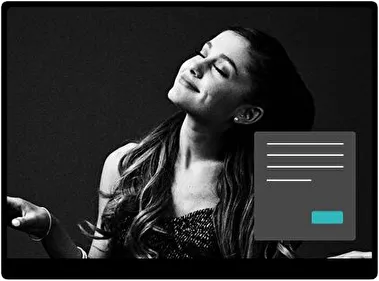 Ariana Grande Dark theme for Windows 11