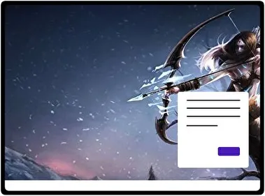 Ashe Lol theme for Windows 11