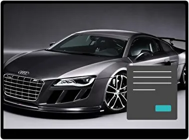 Audi R8 Dark theme for Windows 11