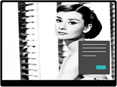 Audrey Hepburn Dark theme for Windows 11