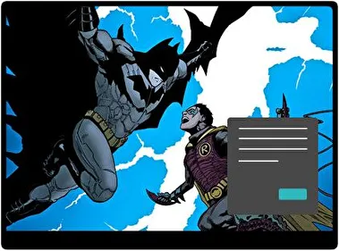 Batman and Robin Dark theme for Windows 11