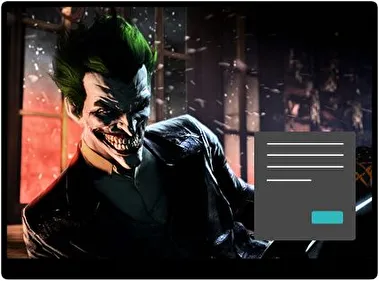 Batman Arkham Dark theme for Windows 11