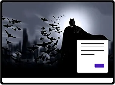 Batman Dark theme for Windows 11