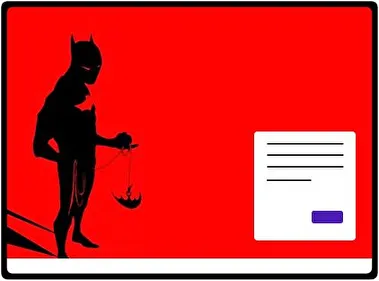 Batman Red theme for Windows 11