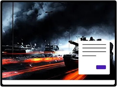 Battlefield 3 theme for Windows 11