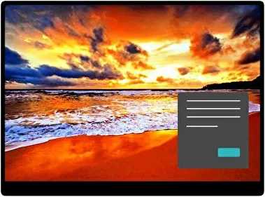 Beach Sunset Dark theme for Windows 11