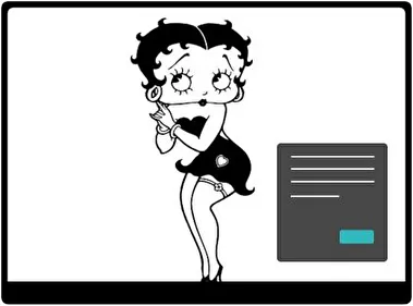 Betty Boop Dark theme for Windows 11