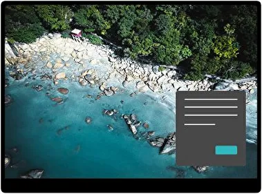 Birds Eye View Dark theme for Windows 11