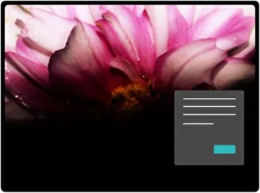 Black Flowers Dark theme for Windows 11