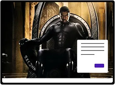 Black Panther Movie theme for Windows 11