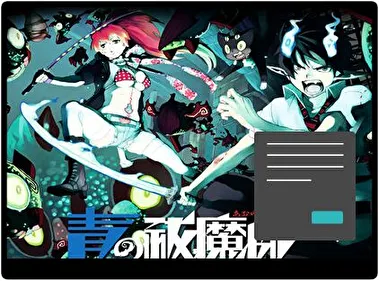 Blue Exorcist Dark theme for Windows 11