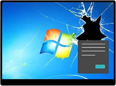 Broken Screen Dark theme for Windows 11