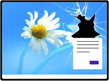 Broken Screen theme for Windows 11