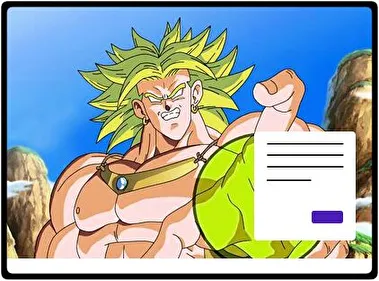 Broly theme for Windows 11