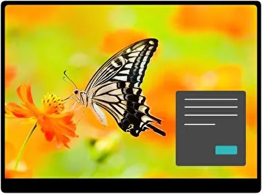 Butterfly Dark theme for Windows 11