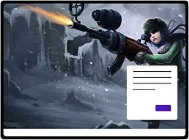 Caitlyn Lol theme for Windows 11