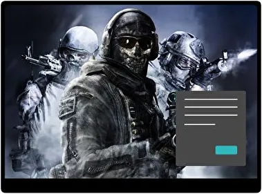 Call Duty Ghosts Dark theme for Windows 11