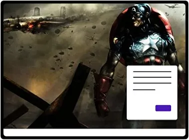 Captain America Comics theme for Windows 11