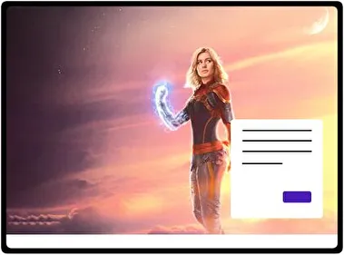 Captain Marvel theme for Windows 11