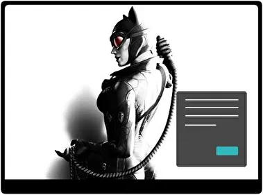 Catwoman Dark theme for Windows 11