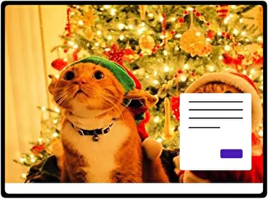 Christmas Cute Animals theme for Windows 11