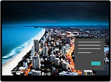Cities Dark theme for Windows 11