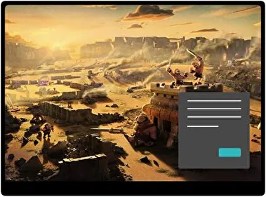 Clash of Clans Dark theme for Windows 11