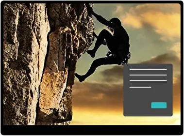Climbing Dark theme for Windows 11
