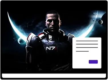 Commander Shepard theme for Windows 11