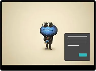 Cookie Monster Dark theme for Windows 11