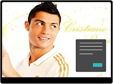 Cristiano Ronaldo Dark theme for Windows 11