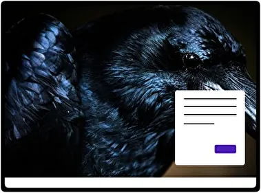 Crow theme for Windows 11