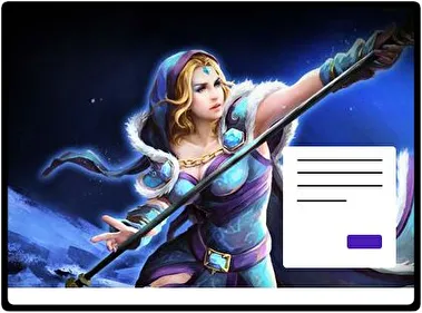 Crystal Maiden Dota 2 theme for Windows 11
