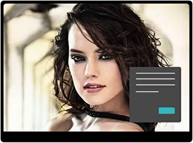 Daisy Ridley Dark theme for Windows 11