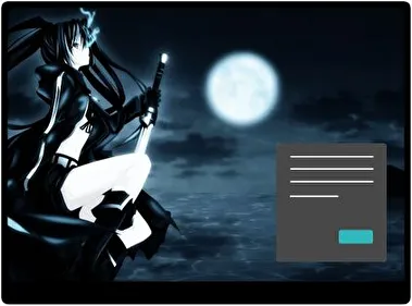Dark Anime Dark theme for Windows 11