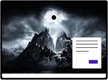 Darkness Fantasy Landscape theme for Windows 11