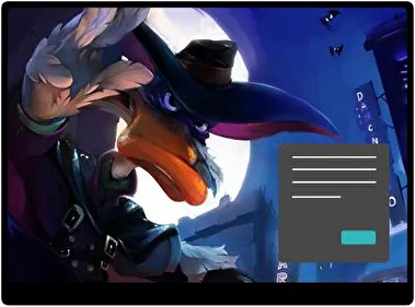 Darkwing Duck Dark theme for Windows 11