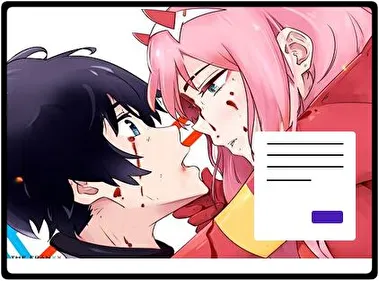 Darling In The Franxx theme for Windows 11