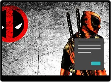Deadpool Comics Dark theme for Windows 11